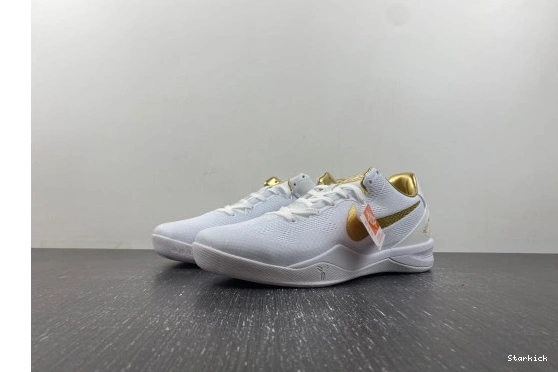 Nike White  8 FV6325-100 Kobe Protro Golden 0902